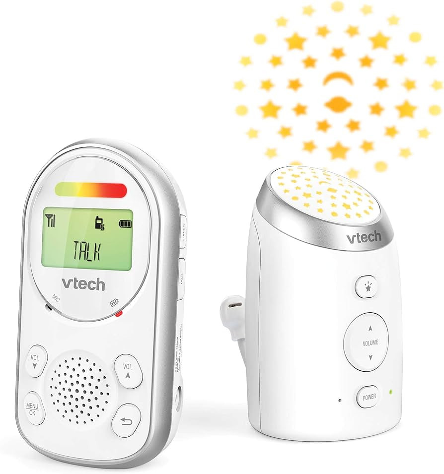 VTech AM706-1W Audio Baby Monitor with 1,000ft Long Range, 2-Way Audio Talk, Vibrating Alert and ... | Amazon (UK)