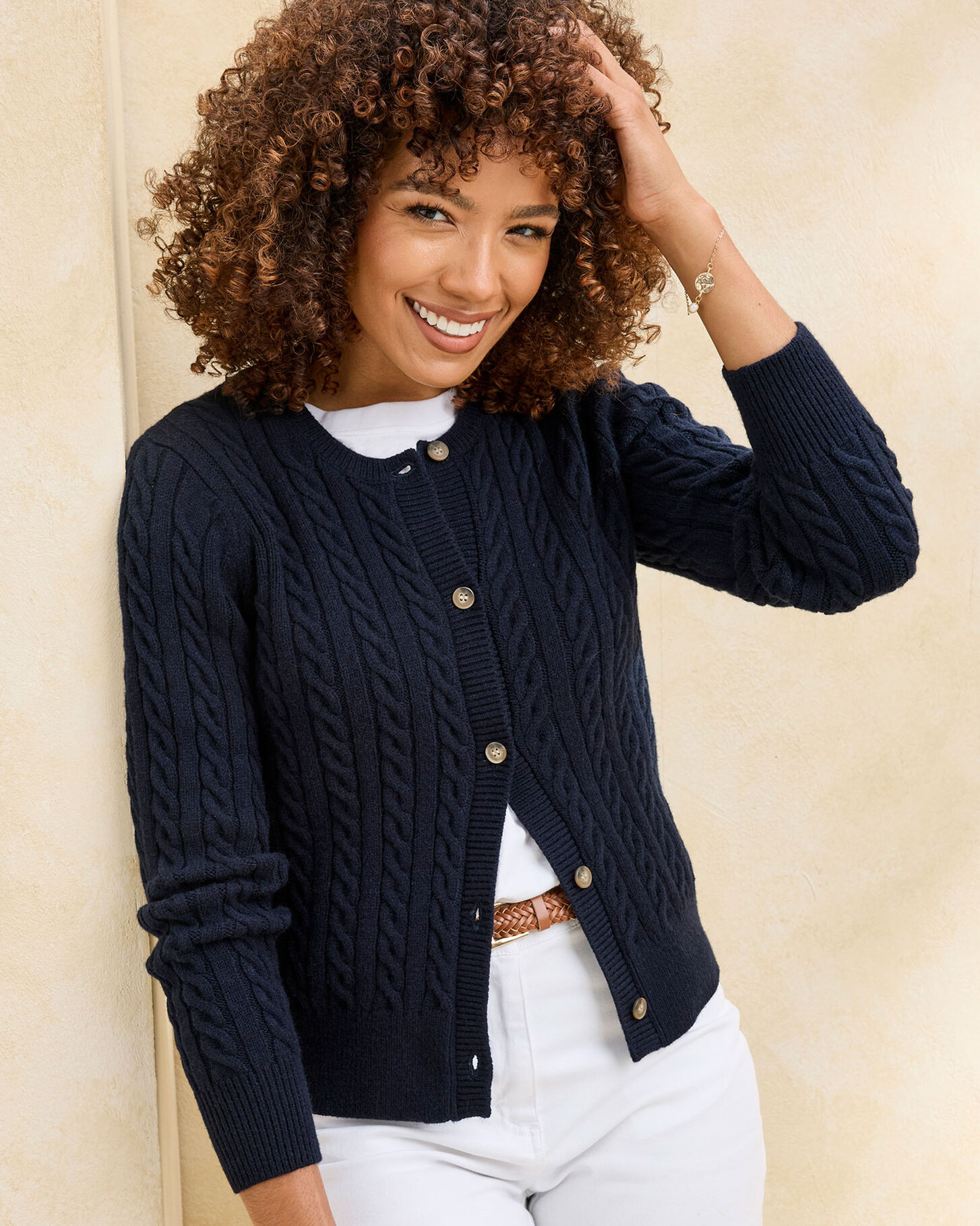 Cutest Cable Cardigan | Cotton Traders (UK)