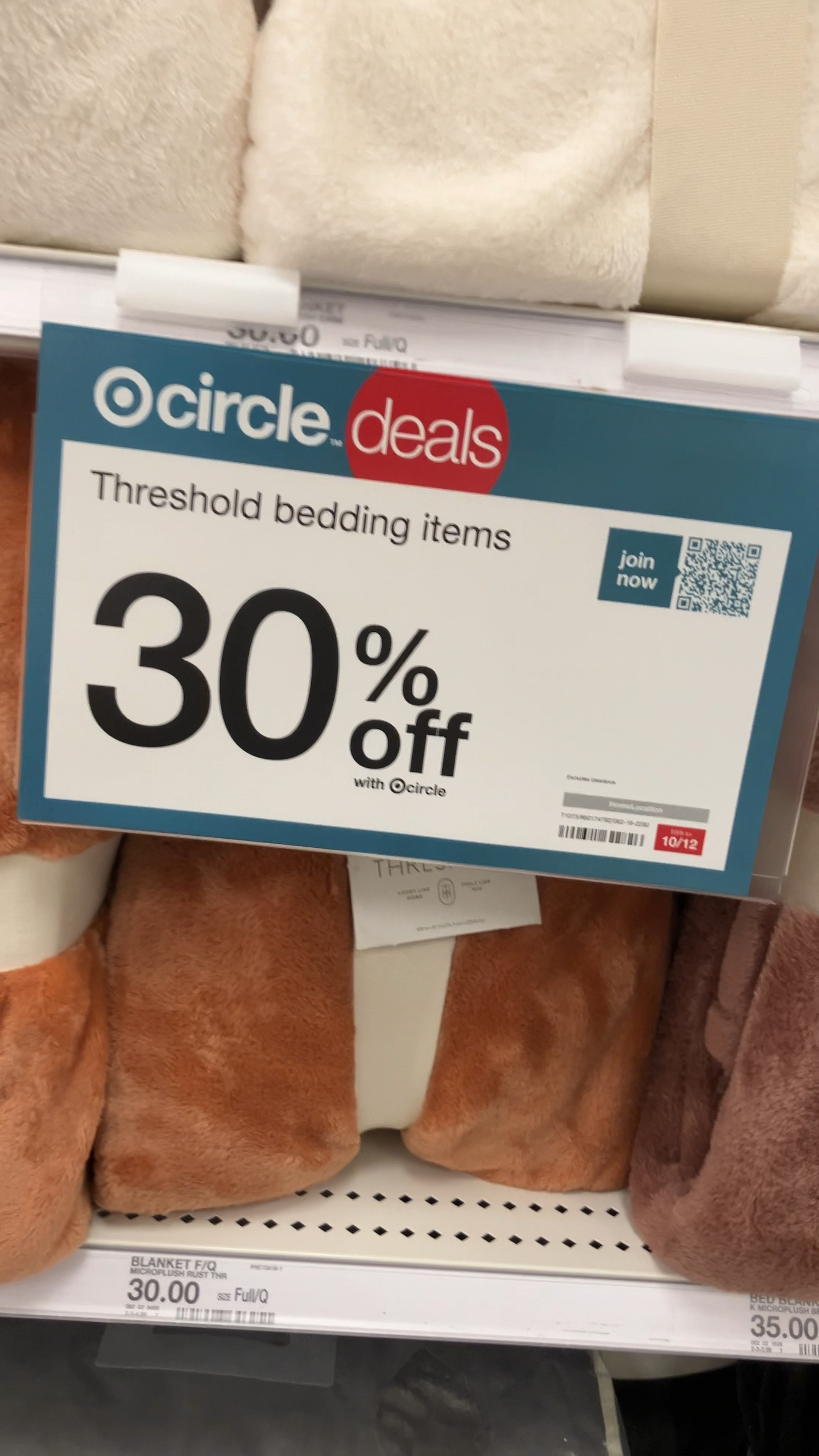 30% off Threshhold Bedding for Target Circle Week 🎯 

#LTKxTarget #LTKxPrimeDay #LTKSaleAlert