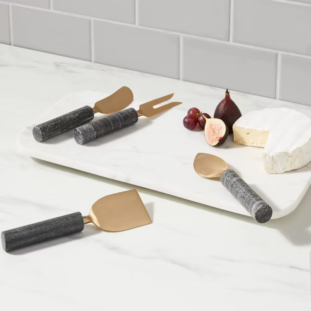 4pk Marble Cheese Knives - Threshold™ | Target