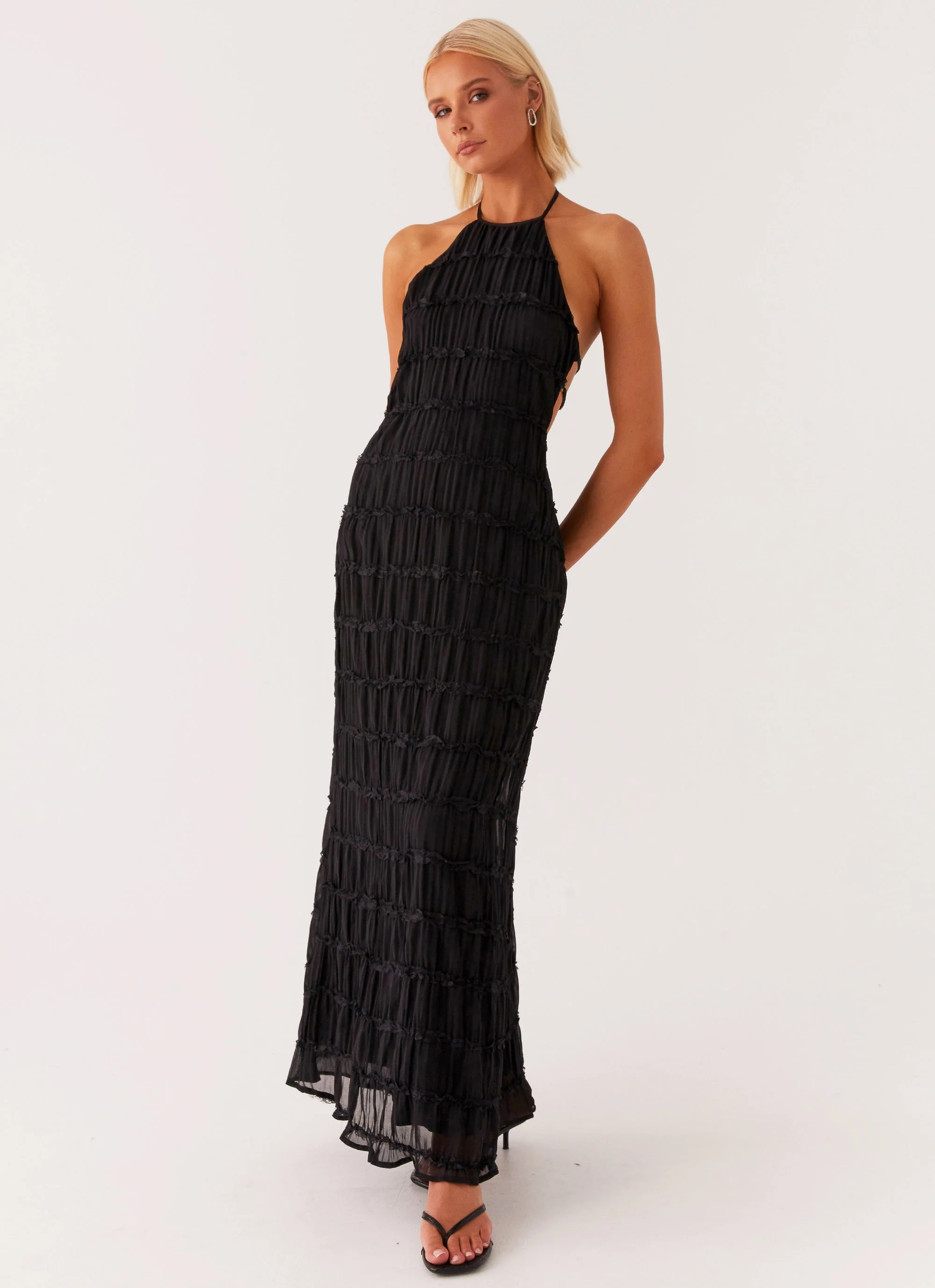 Aullie Maxi Dress - Black | Peppermayo (Global)