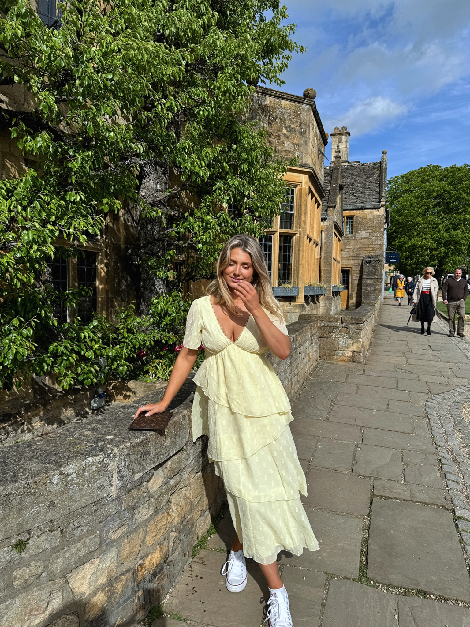 Maxi ruffle layered dress, converse white

#LTKeurope #LTKSeasonal #LTKstyletip