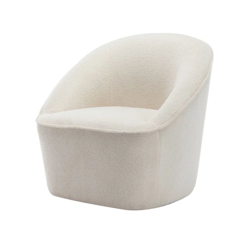 Deshaune 31.5'' Wide Swivel Barrel Chair | Wayfair North America