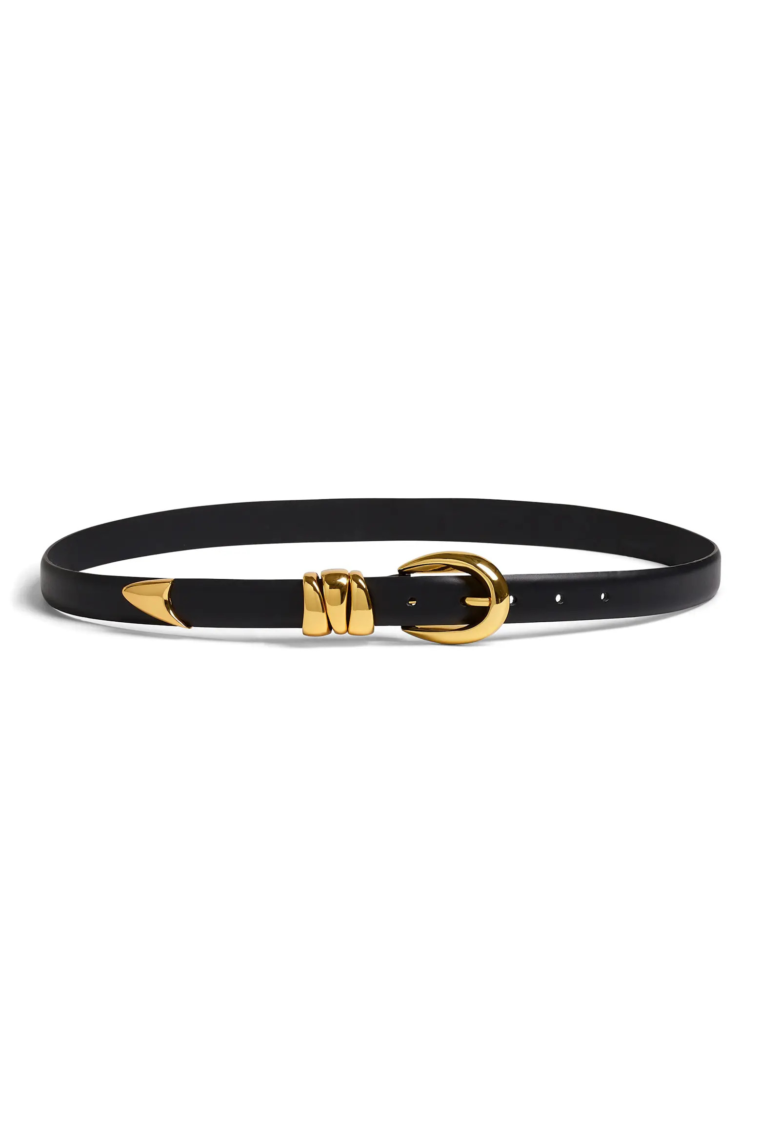 Madewell Triple Metal Keeper Leather Belt (Women) | Nordstrom | Nordstrom