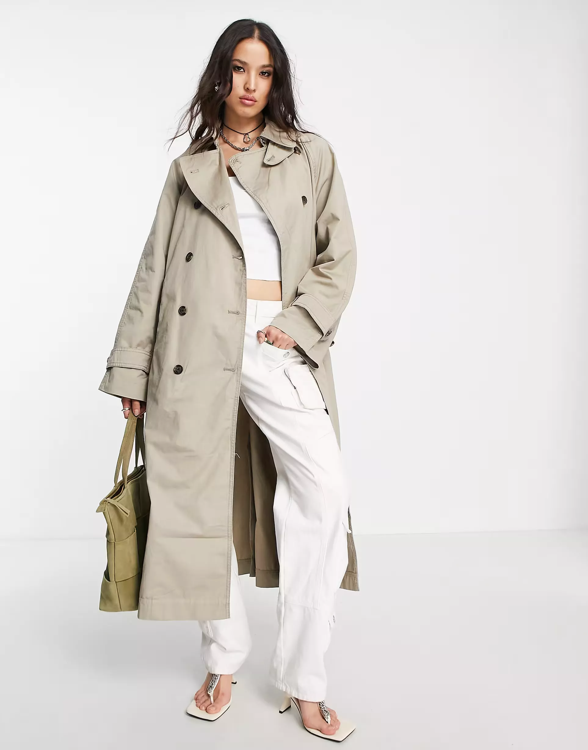 Weekday tone deals trench coat