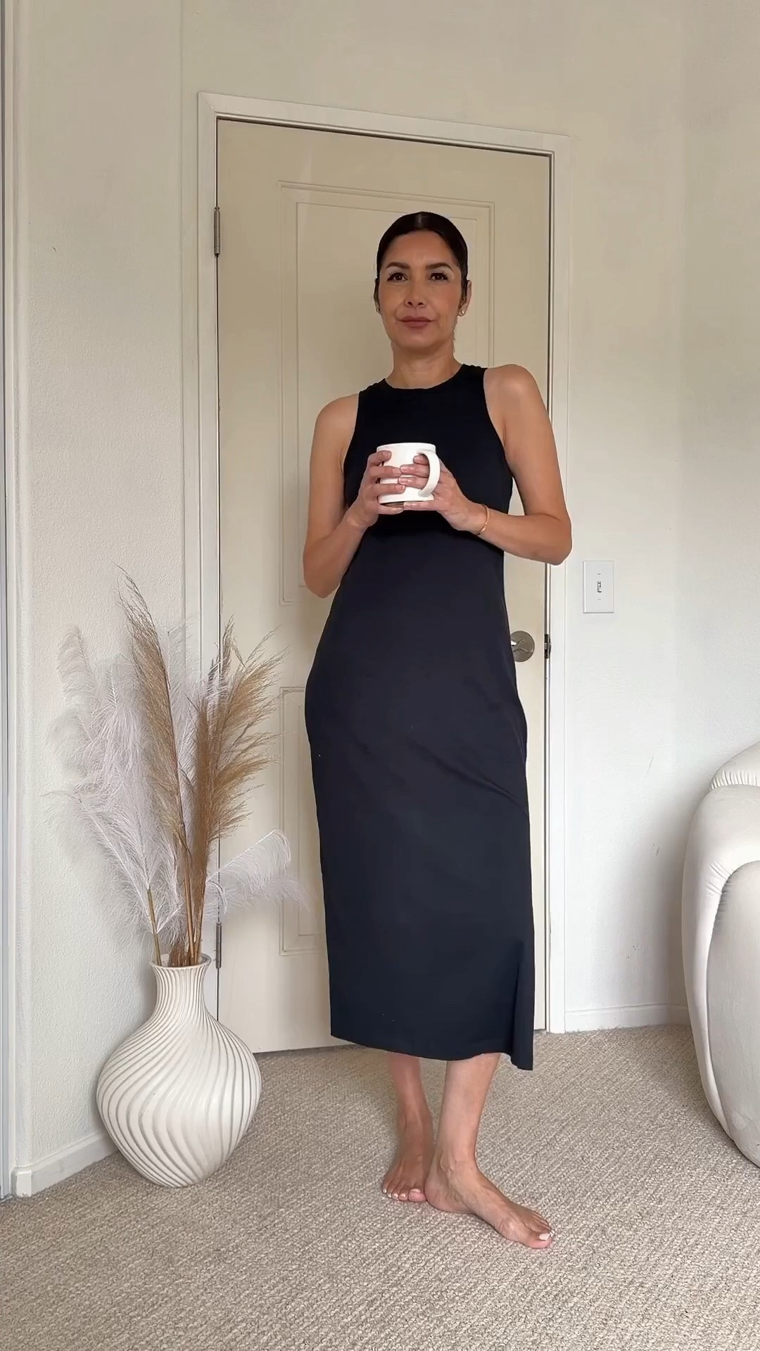 4 ways to style a basic black dress from @Target 
.

4 ways to style a basic black dress from @Target 🖤 One simple dress, four completely different outfits!

➡️wearing size S dress, this dress is from the activewear collection with a built in bra, sooo comfortable 

➡️ My Body dimensions 
Bra: 32C (81 cm)
Waist:26" (66 cm)
Hips: 38" (96.5 cm)
Height: 5'7" (170 cm)

A black dress is one of those wardrobe basics you can wear on repeat. Dress it up, keep it casual, add a blazer or switch up the shoes and accessories for an entirely different look.

Target black dress | Target dress | Target finds | Target fashion | little black dress | black dress outfit | how to style a black dress | black midi dress | affordable dresses | casual chic outfits | everyday outfits | wardrobe basics | outfits over 40 | outfits over 50

#TargetFinds #TargetStyle #TargetFashion #TargetDress #BlackDress #LittleBlackDress #BlackDressOutfit #AffordableFashion #LTKFinds #LTKStyle

#LTKgrwm #LTKootd #LTKOver40