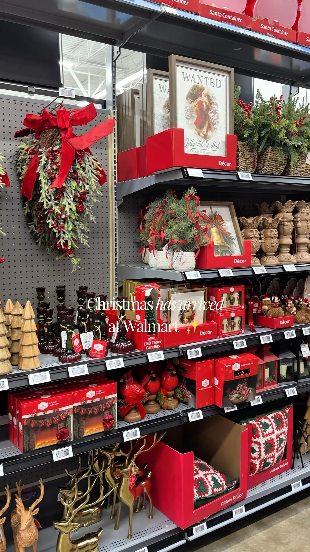 Christmas has arrived at Walmart! ✨🎄❤️ Here’s a short peek at lots of new holiday decor & so many festive finds to get excited about this year- Grab your favorites early before they sells out!