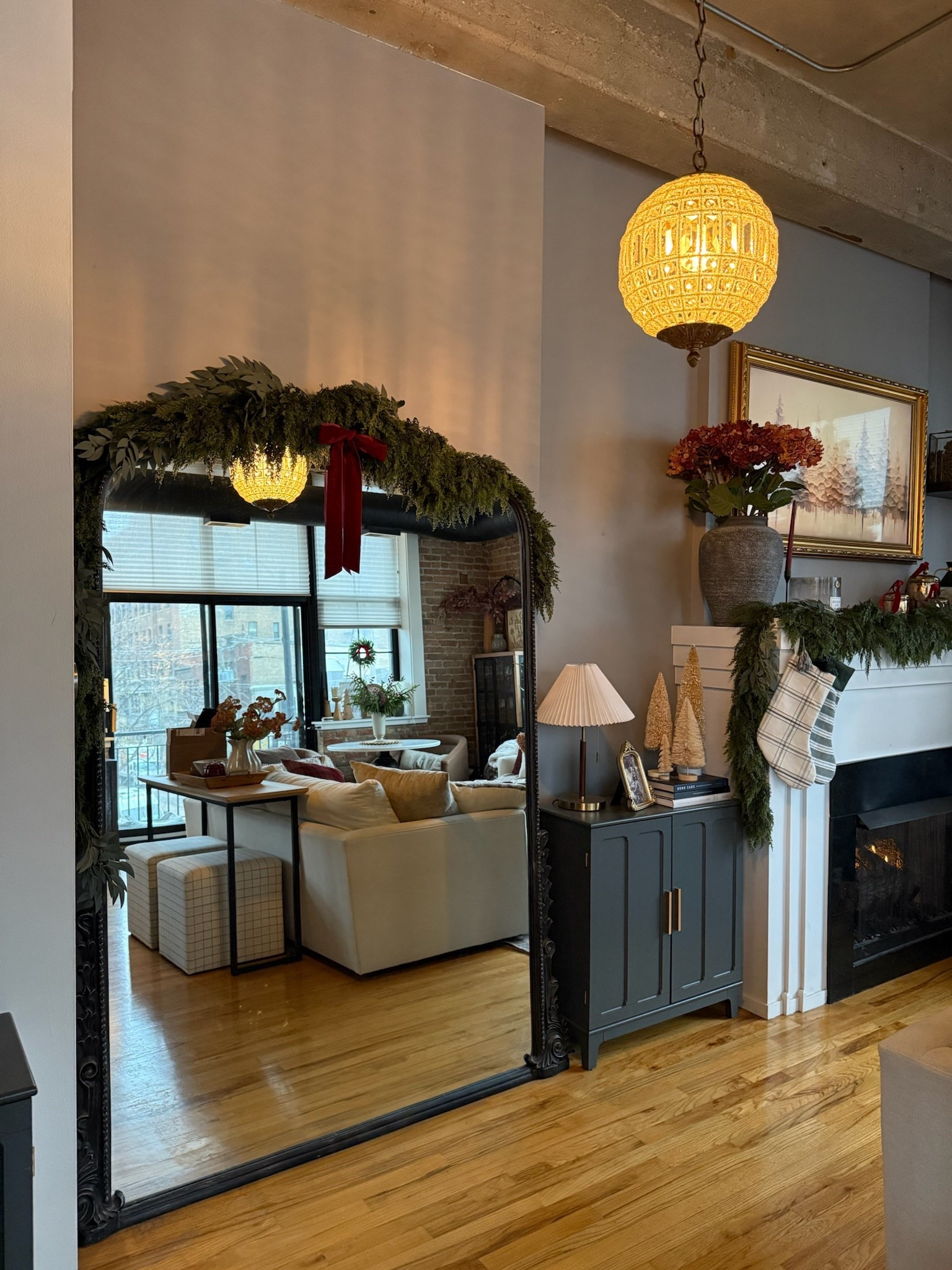 Love this little nook in my home! My Anthro floor length mirror is discounted with my code SHELBI30! 

#LTKootd #LTKSaleAlert #LTKHome