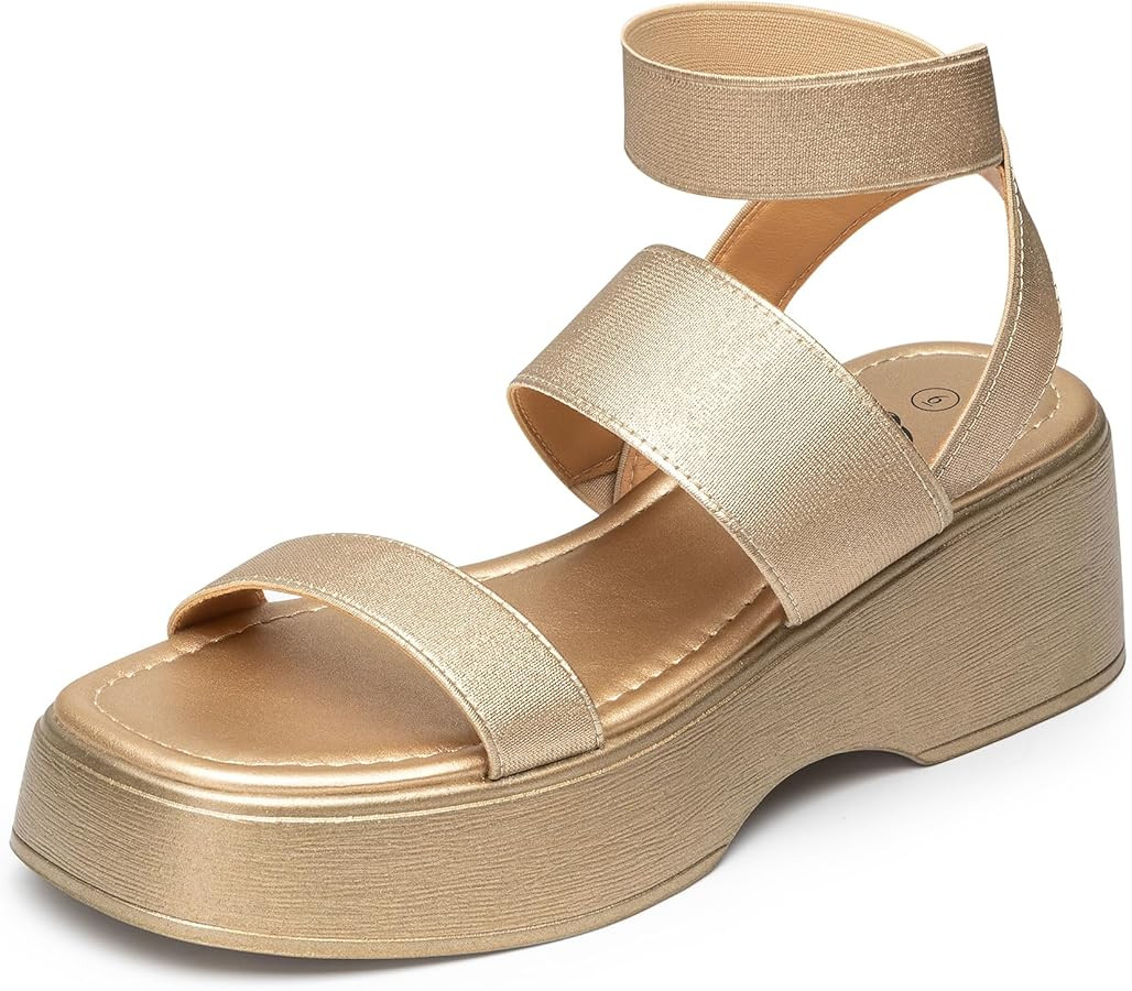 Trary Platform Sandals Women, Comfortable Sandals for Women, Wedge Sandals for Women, Cute Open T... | Amazon (US)