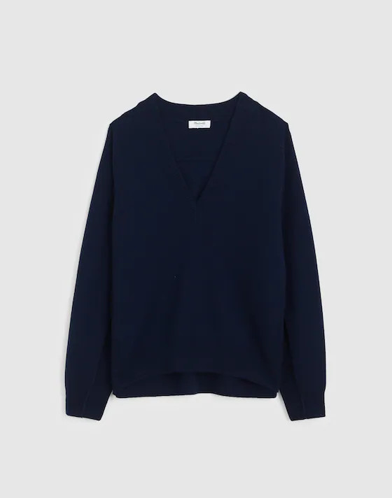 Cashmere V-Neck Sweater | Madewell