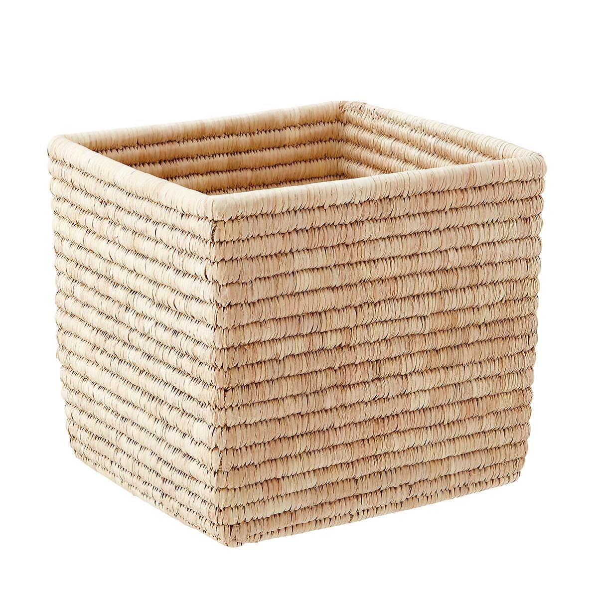 Large Palm Leaf Cube | The Container Store