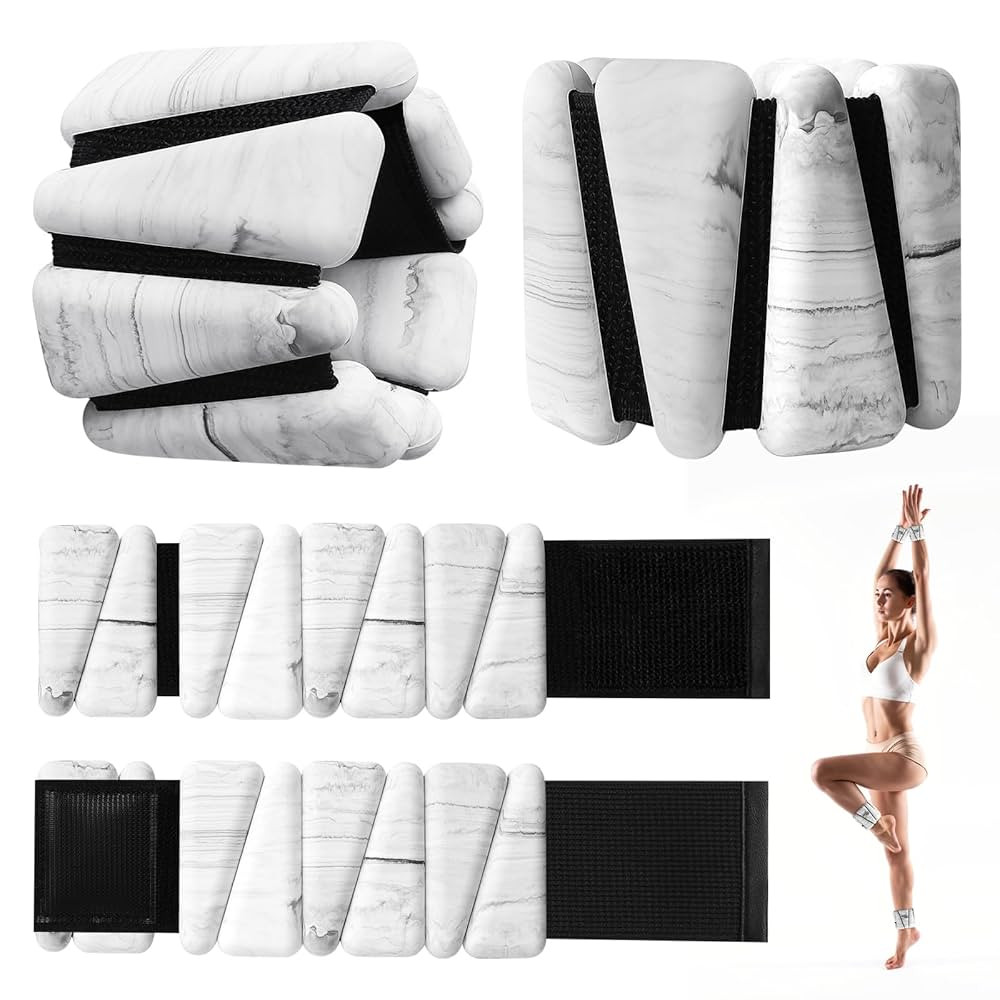 Wrist Weights Set of 2, Adjustable Wrist and Ankle Weights for Women and Men(1Lbs Each), 2lb Wear... | Amazon (US)