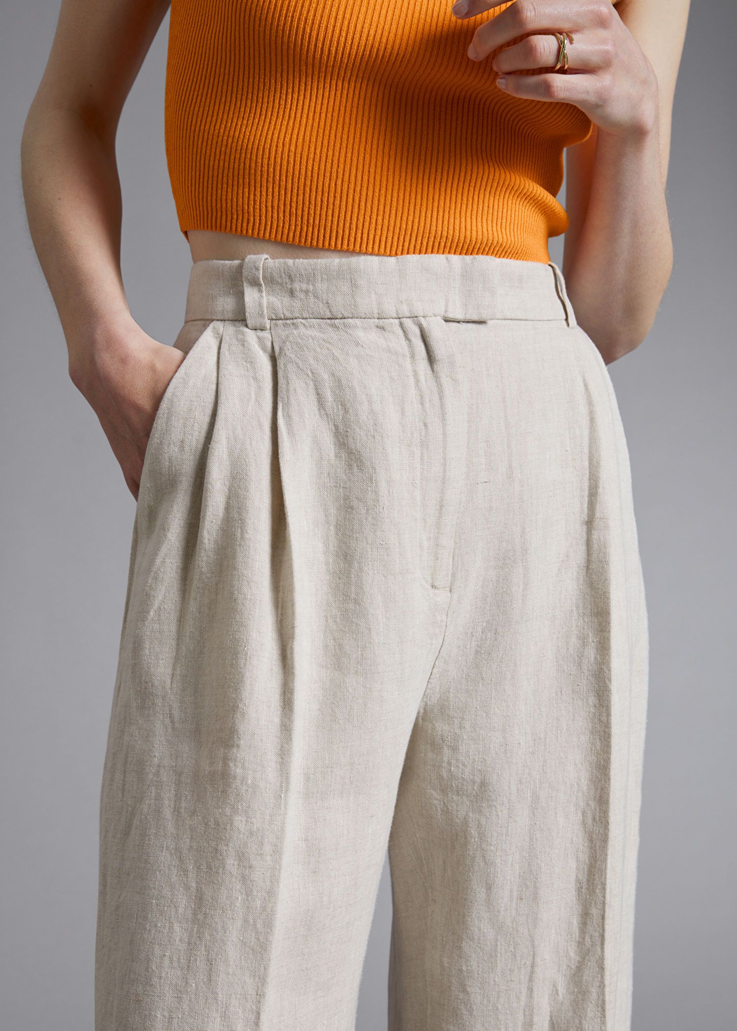 Tailored Linen Trousers | & Other Stories (EU + UK)