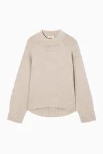 CHUNKY PURE CASHMERE CREW-NECK JUMPER | COS (US)
