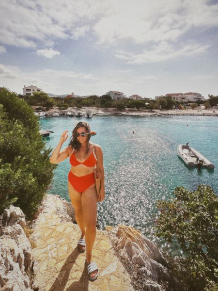 Croatia you’re beautiful! One of my fave swimsuits this year is so good. The top is structured and comfy! Adjustable straps. Bottoms are cross cross high waist, size L. 

#LTKswim #LTKmidsize #LTKstyletip