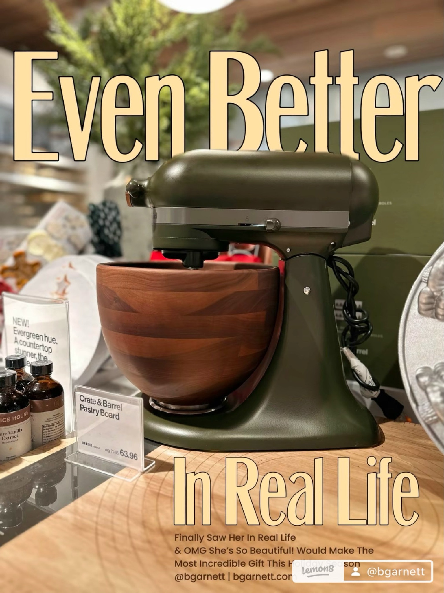 An excellent holiday gift idea 

KitchenAid mixer | stand mixer | gifts for her | gifts for foodies 

#LTKHoliday #LTKGiftGuide #LTKSeasonal