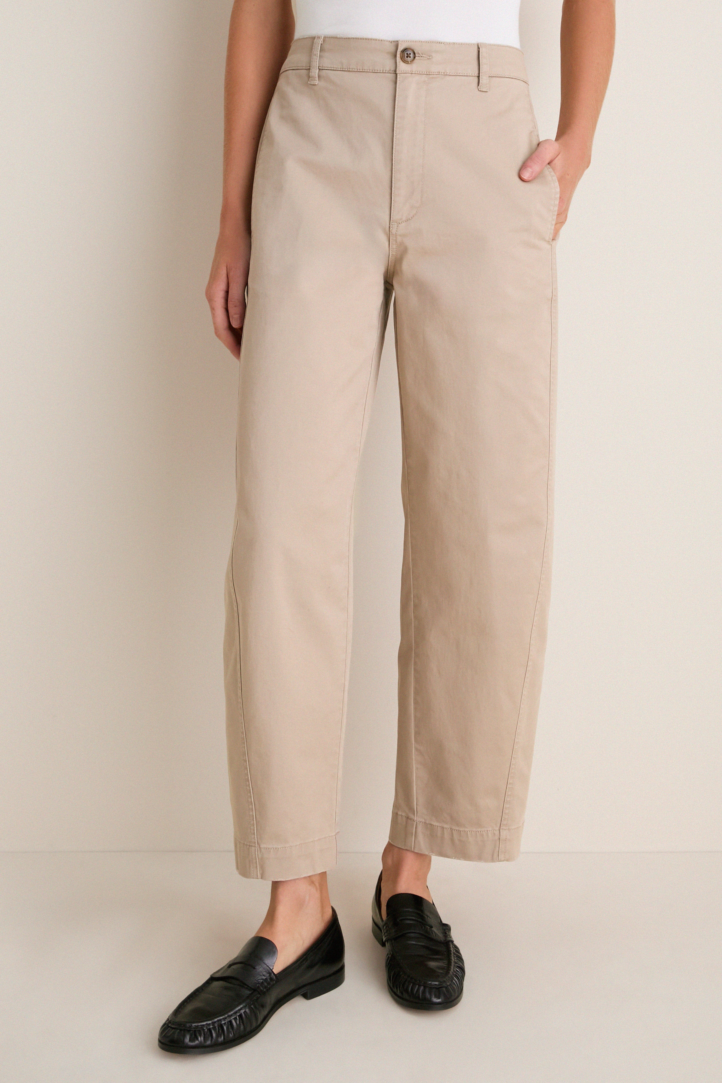 Limestone Chino Barrel Leg Chatham Pants | Tuckernuck (US)