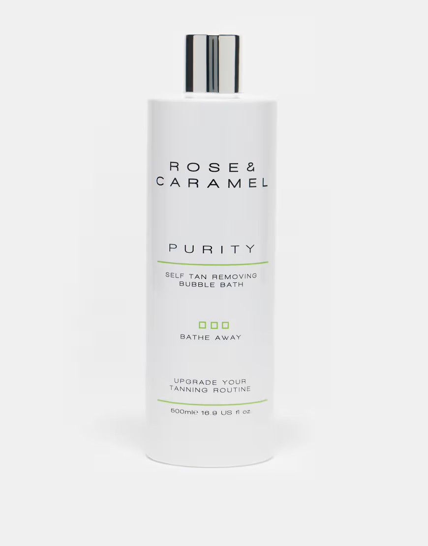 Rose & Caramel Purity Tan Removing Bubble Bath 500ml-No colour | ASOS (Global)