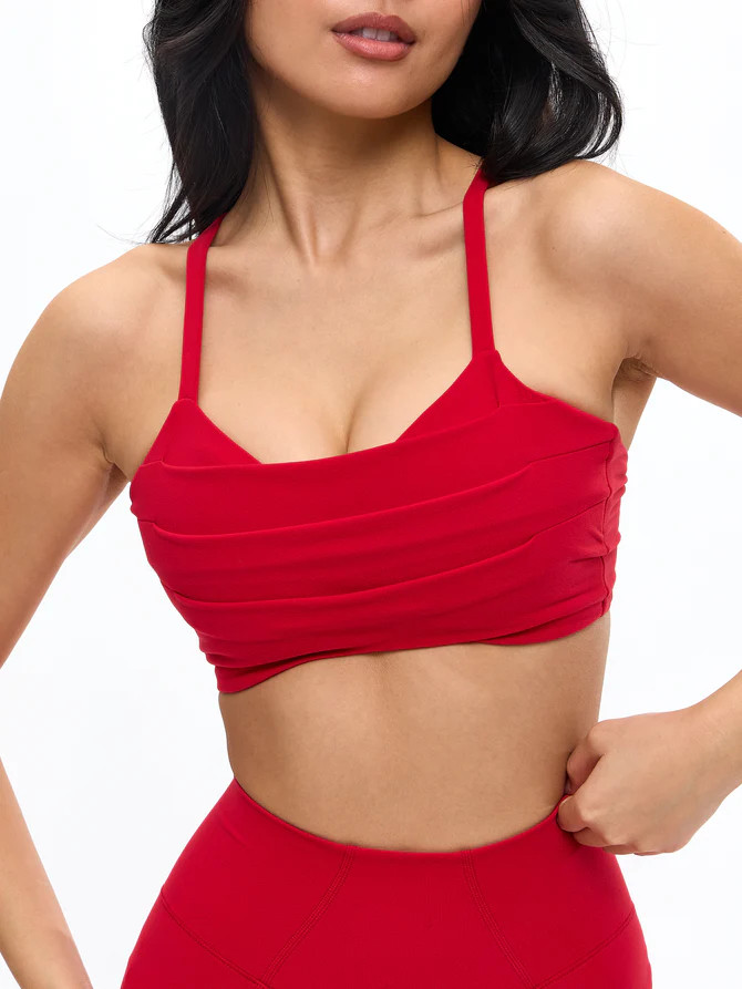 Empire Sports Bra - Lipstick Red | Buffbunny