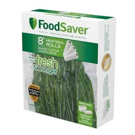 foodsaver 8"" roll with unique multi layer construction, bpa free, 3pk | Walmart (US)