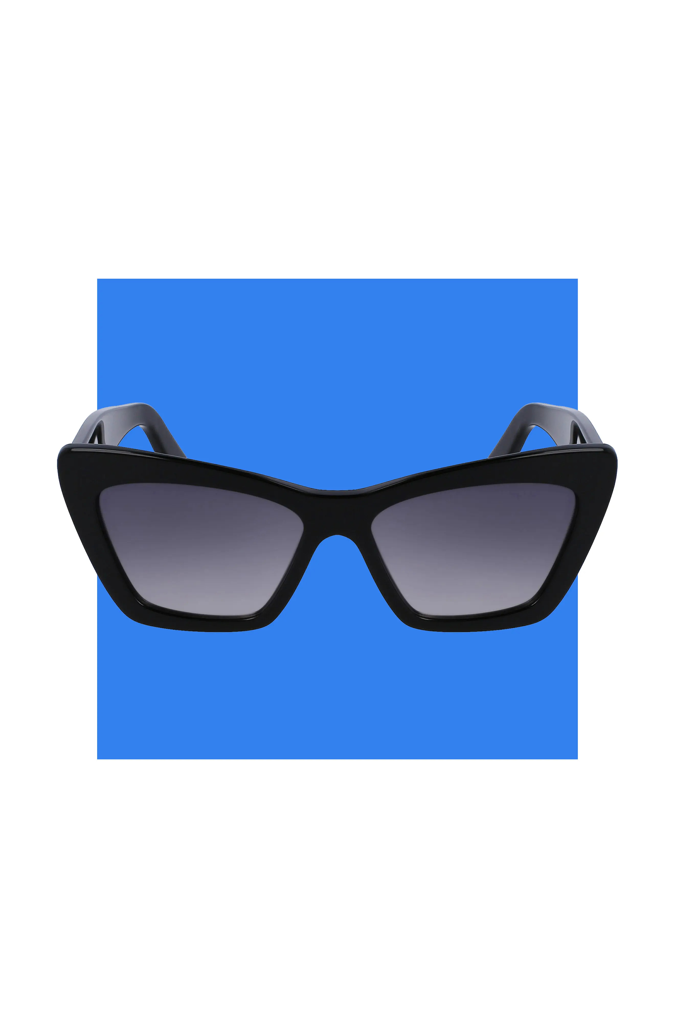 FERRAGAMO Gancini 55mm Gradient Rectangle Sunglasses in Black at Nordstrom Rack | Nordstrom Rack