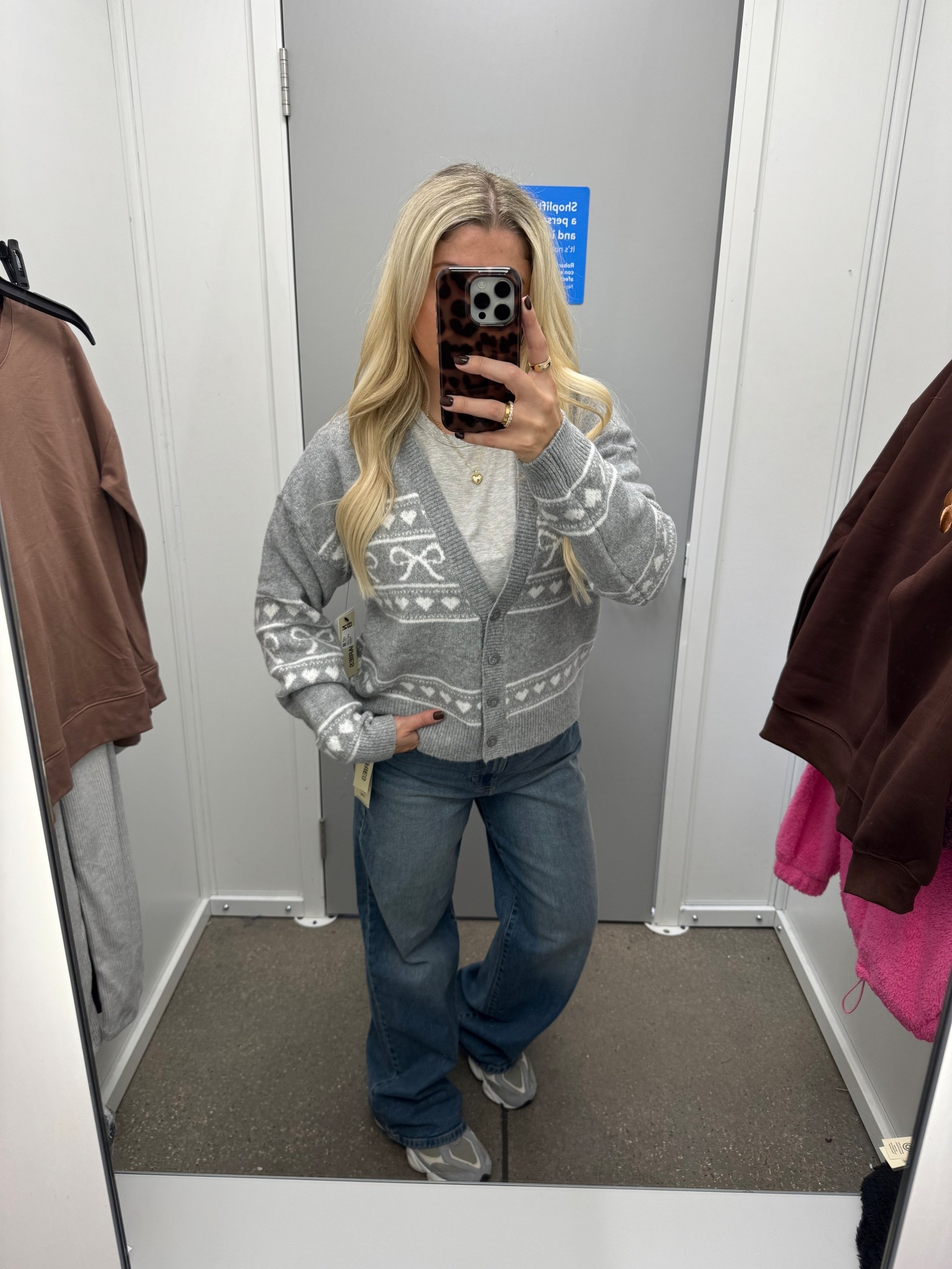 Fall outfit 
Cardigan m
Wide leg jeans small
New balance sneakers tts
Walmart outfit

#LTKFindsUnder100 #LTKFindsUnder50 #LTKShoeCrush