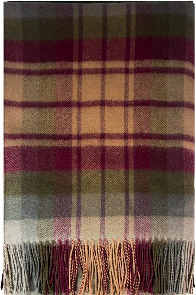 I LUV LTD Modern Lambswool Plaid Throw Blanket Warm and Soft to The Touch Lightweight Auld Scotla... | Amazon (US)