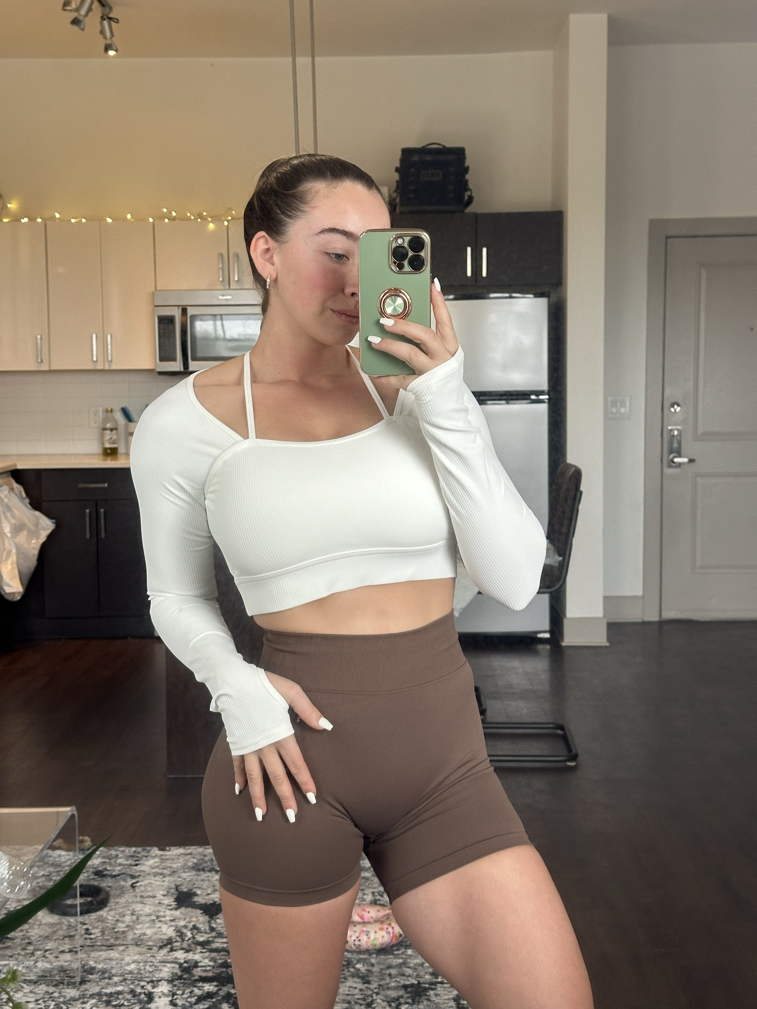Affordable long sleeve crop activewear top. Super cute and  form fitting, I’m obsessed.

#LTKfitness