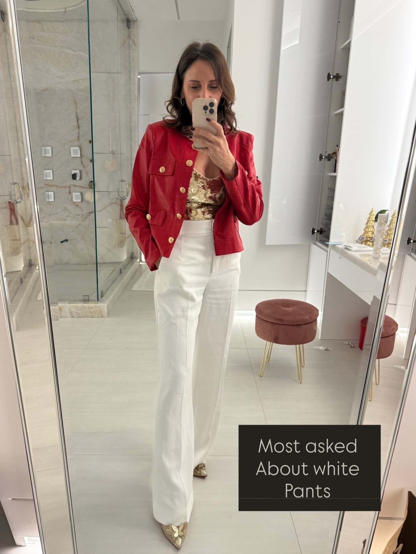 White pants that are a must have of the season.

#LTKOver40 #LTKootd #LTKSeasonal