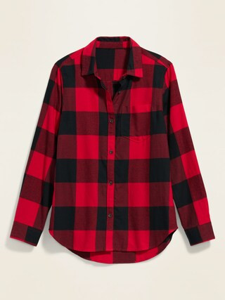 Classic Plaid Flannel Shirt for Women | Old Navy (US)