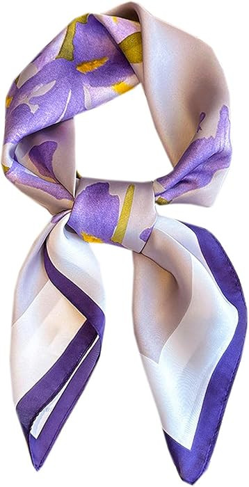 Saiusloa Neck Scarf For Womens Silky Head Scarves Hair Bandanas Square Scarf Fashion Accessories ... | Amazon (US)