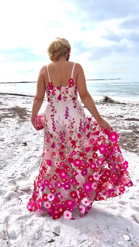👰🏼‍♀️AW BRIDAL: #ad This fuchsia red floral dress from @aw.bridal is SPECTACULAR! #awbridal #floraldress #weddingguestdress #gardenpartydress

💯You can truly wear this as a bridesmaid dress, wedding guest dress, rehearsal dinner dress, prom dress, quinceanera dress, vow renewal dress or as a wedding dress. It’s under $150 too. 

❤️As I mentioned, it’s STUNNING!

🌸I’m wearing a size 10 and it fits PERFECT!

🫰🏻DISCOUNT CODE: Receive 10% off by using code: JTS10 at checkout.

👉🏼Follow my shop @jtstjtst11 on the @shop.LTK app to shop this post and get my exclusive app-only content!

#liketkit 
@shop.ltk

#weddingfashion #weddingdress #weddingguest #weddingguestoutfit #stylereels #reelsoutfits #styleinfluencer #styleinspo #weddingguestdresses #beachwedding #beachweddings #beachweddingdress #beachweddingideas #street2beachstyle #dunedin #dunedinflorida #lovefl #tampabloggers #stpeteblogger




#LTKVideo #LTKSeasonal #LTKwedding