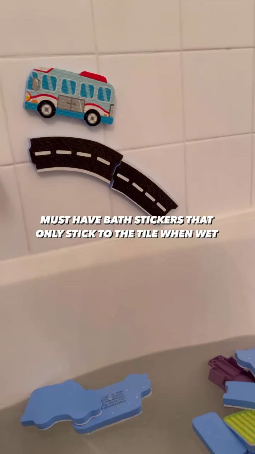 Make bath time fun with these bath stickers. They only adhere when they are wet and dry super easily, leaving no smells and being easy to clean.

#LTKFamily #LTKHome #LTKKids