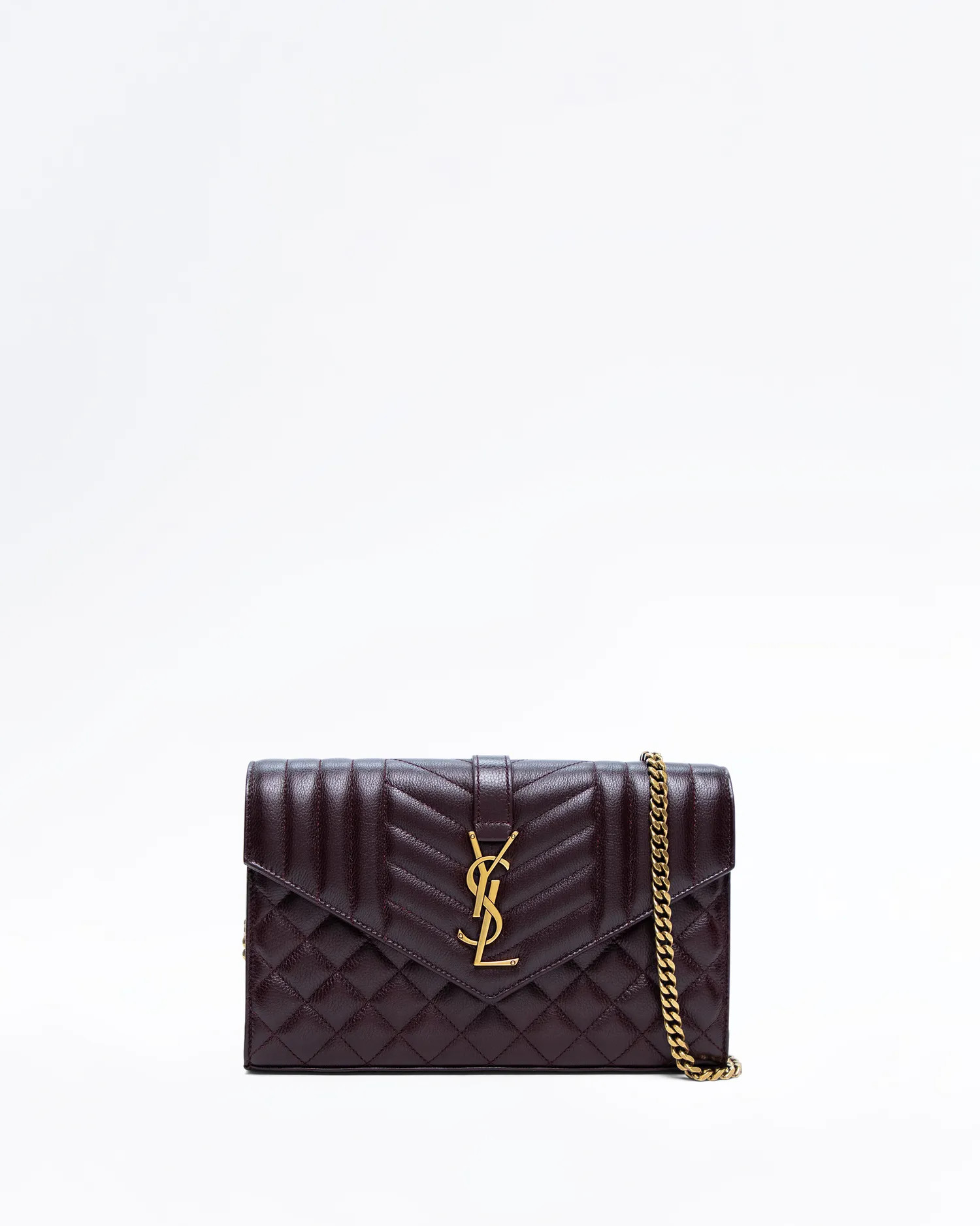 Multi Quilted Envelope Chain Wallet | Vivrelle