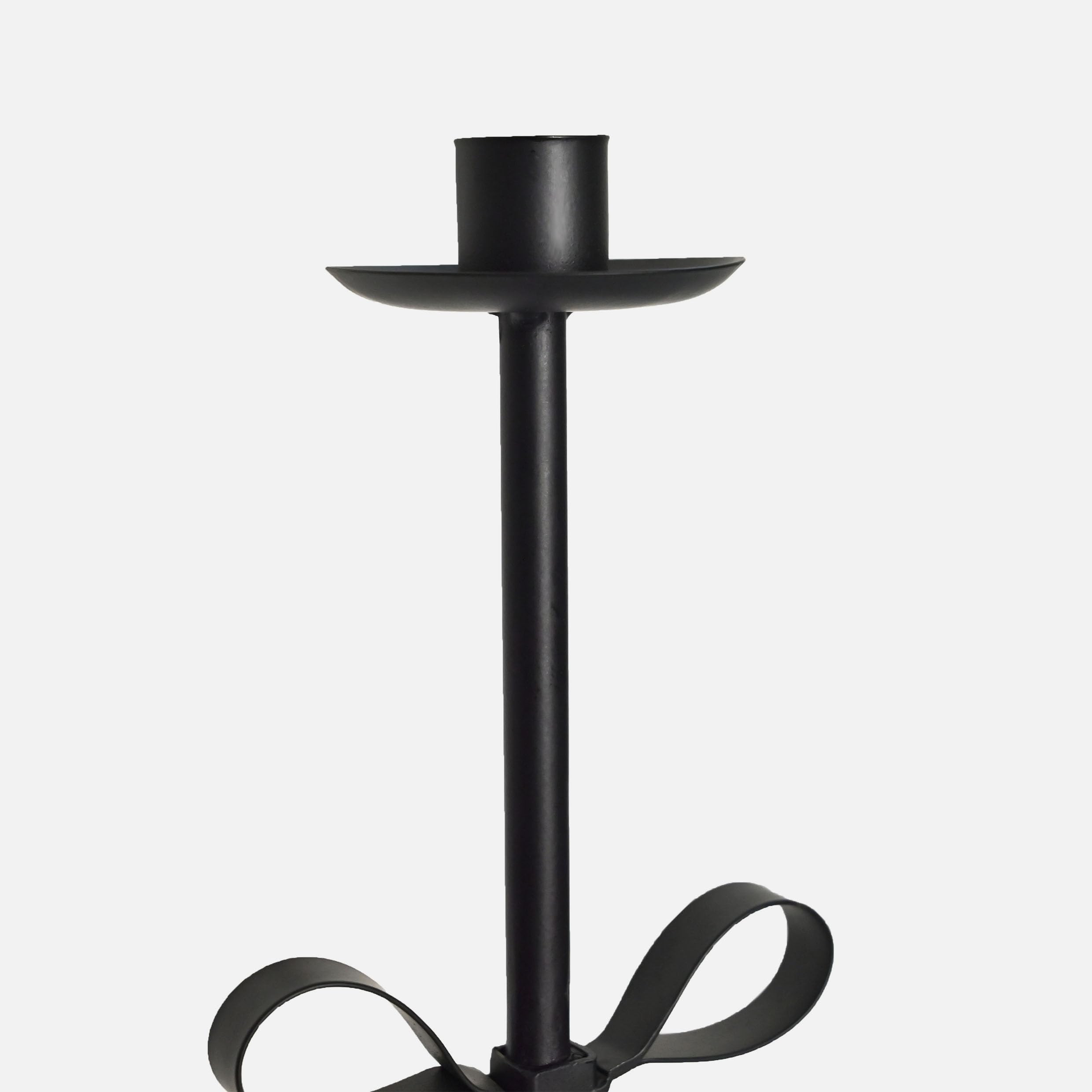 Black Taper Candle Holder Set of 2-Metal Bow Candle Sticks Holder Decor,Modern Tall Candle Holder... | Amazon (US)
