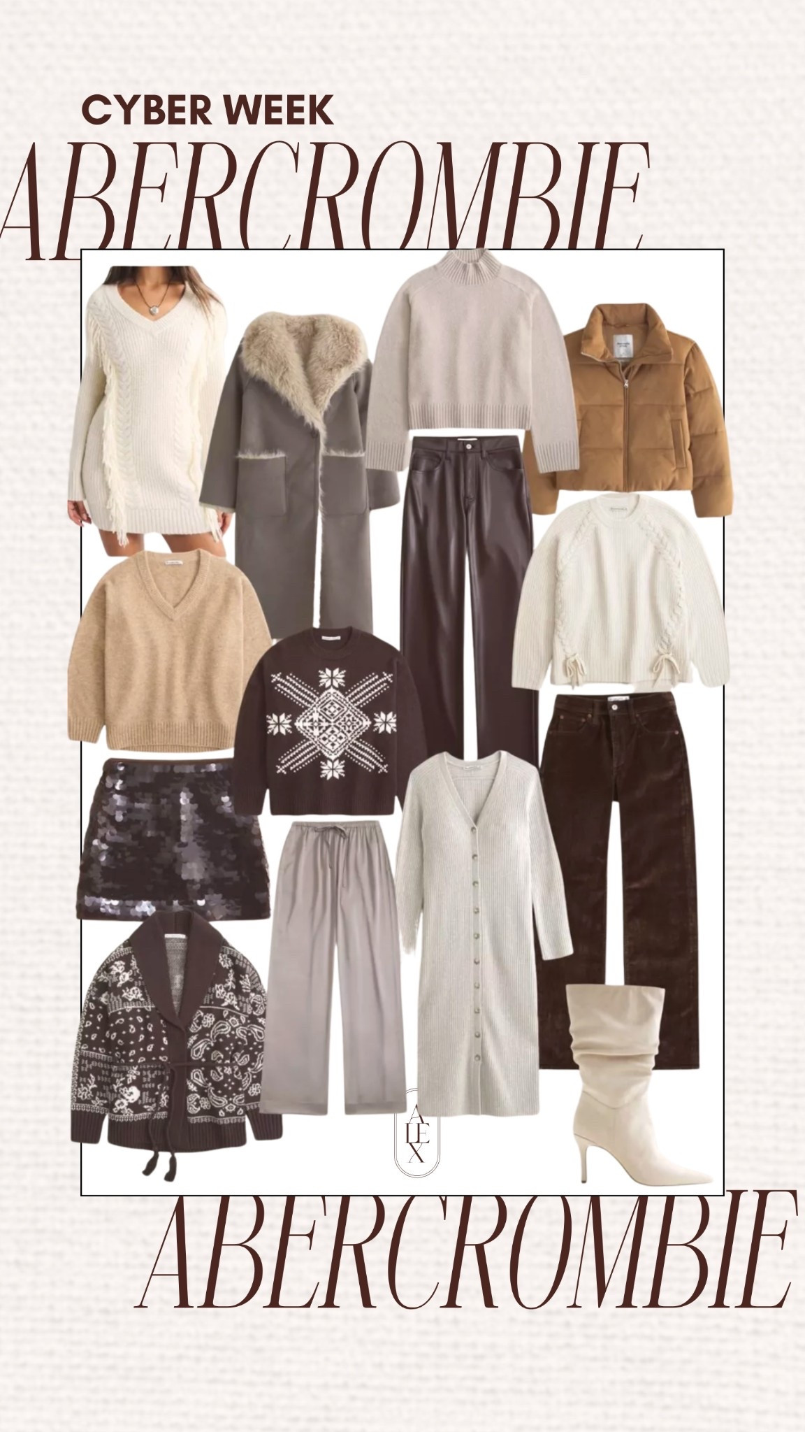 Abercrombie Black Friday sale! Additional 15% off with code CYBERAF 

#LTKGiftGuide #LTKCyberWeek #LTKHoliday