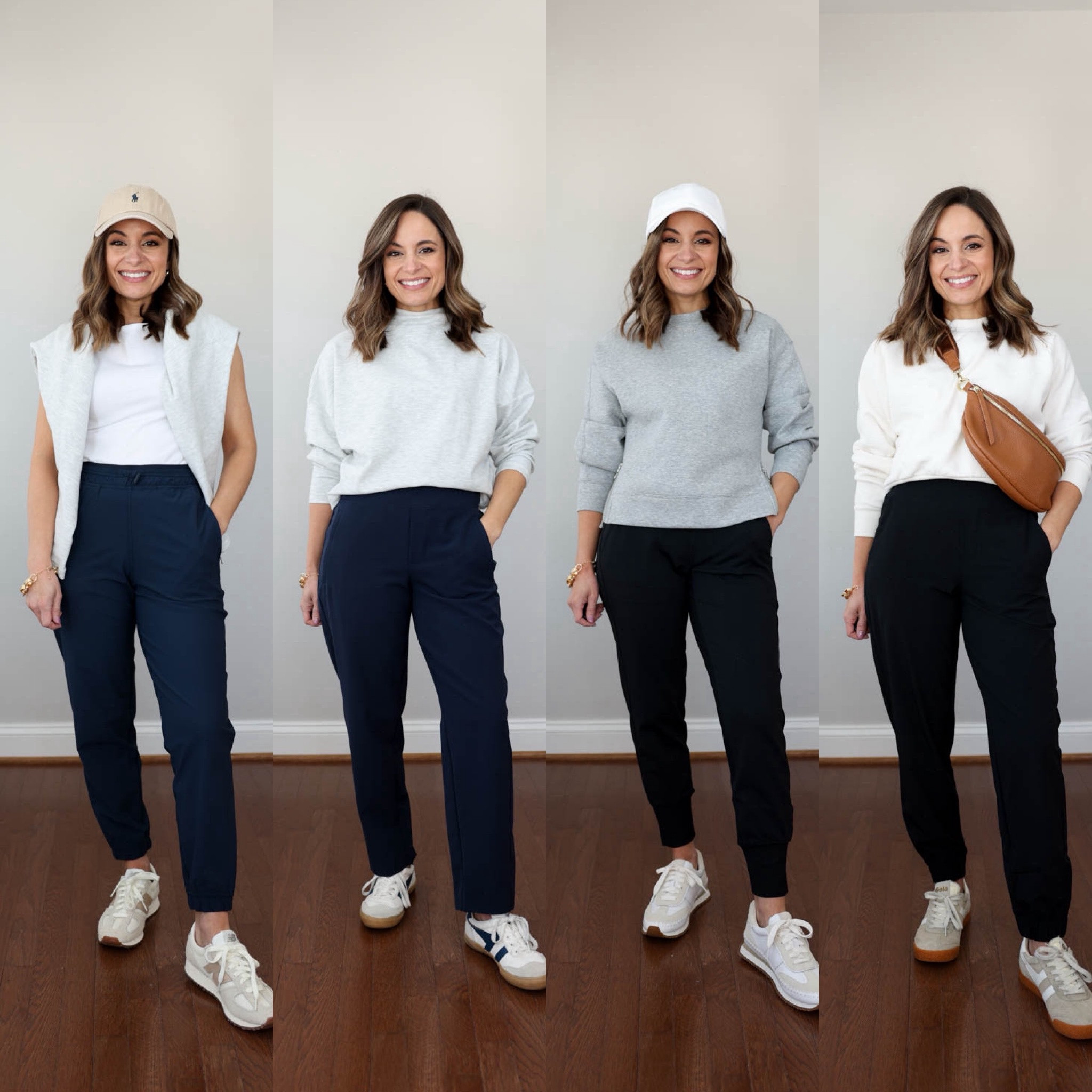 All of the outfits I shared over the last week in one place! 

Athleta pants review: 
Cross train joggers: petite xxs
Endless pants: petite 0 
Venice joggers: petite xxs 
Brooklyn joggers: petite 0
White tank top: xs 
Dolman top: xxs 
Gray sweatshirt: xxs 
White sweatshirt: xxs 

Travel outfits 

Endless pants: petite 0 
White tank top: xs 
Dolman top: xxs 
Fleece Set: xxs both pieces 
Black pants: xs short 
Trench coat: xxs 
Tank top: xs 

Trench coats by style 
Classic: petite 00 
Striped top: xxs 
White jeans: petite 24 (27.5” inseam) 
Cropped: petite xxs 
Blue sweater: xxs 
Jeans: 24 x 26” 
Oversized trench: xxs 
Pink sweater: xxs 
Jeans: 24 x 28” in Atlantic blue 

Quince silk skirt comparison 
Maxi skirt: xs 
Midi skirt: xs 
Cardigan: xs 

Light wash jeans for petites 
The Wide-Leg Jean (Madewell) : 24 in Coastal Blue - tts
10 ¾” rise / 30” inseam in standard (shrunk to 29” in the washer and dryer) / 28” inseam in short 

The Perfect Vintage Wide-Leg Crop Jean (Madewell): Petite 24 in Raebrook Wash - tts
10 ⅜” rise / 25” inseam in petite

Bella Relaxed Straight Jeans (Quince): 24 x 28” in Atlantic blue - tts 
10.5” rise / 28” inseam shown, starts at 26”. The jeans shrink in the wash. 

Luna Wide-Leg Jeans (Quince): 24 in seaside blue - tts 
9” rise / 29.5” inseam shown- jeans shrink in length in the wash to 28.5". 

The Ultimate Wide-Leg Jeans in Airy Denim: Petite 25 in Raebrook Wash - sized up
10 ¼” rise / 28” inseam in petite

Top (Madewell): XXS
Flats (Madewell): in Tawny Khaki
Boots (J.Crew): tts 


#LTKPetite