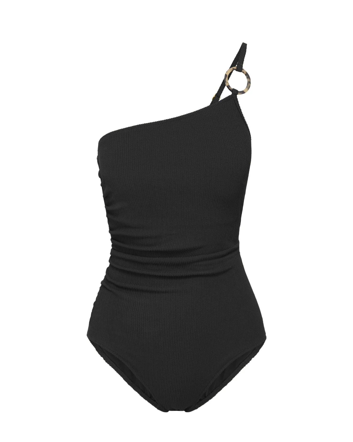 Kara One Piece In Black Texture | Change of Scenery