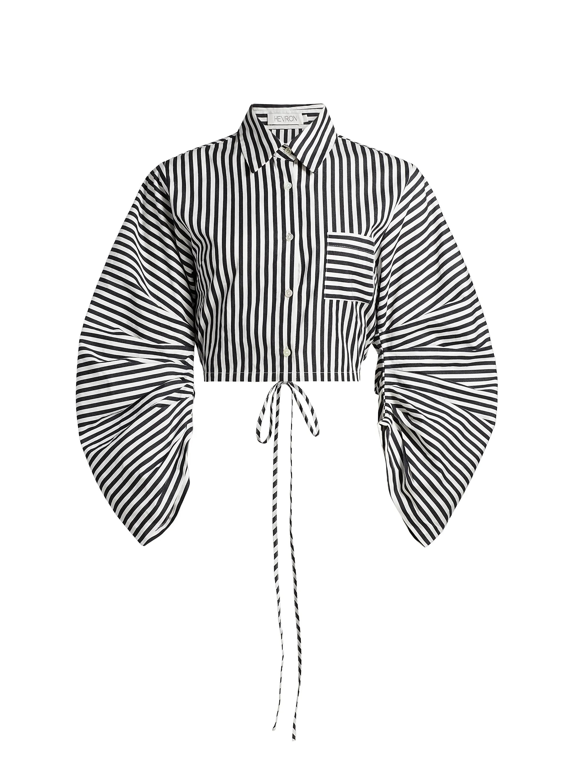 Raquel Striped Cotton Top | Saks Fifth Avenue