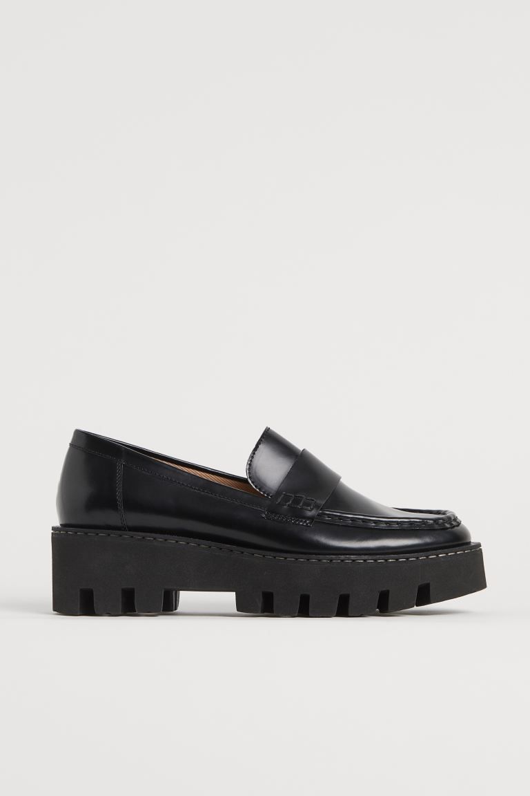 Chunky Leather Loafers | H&M (US + CA)