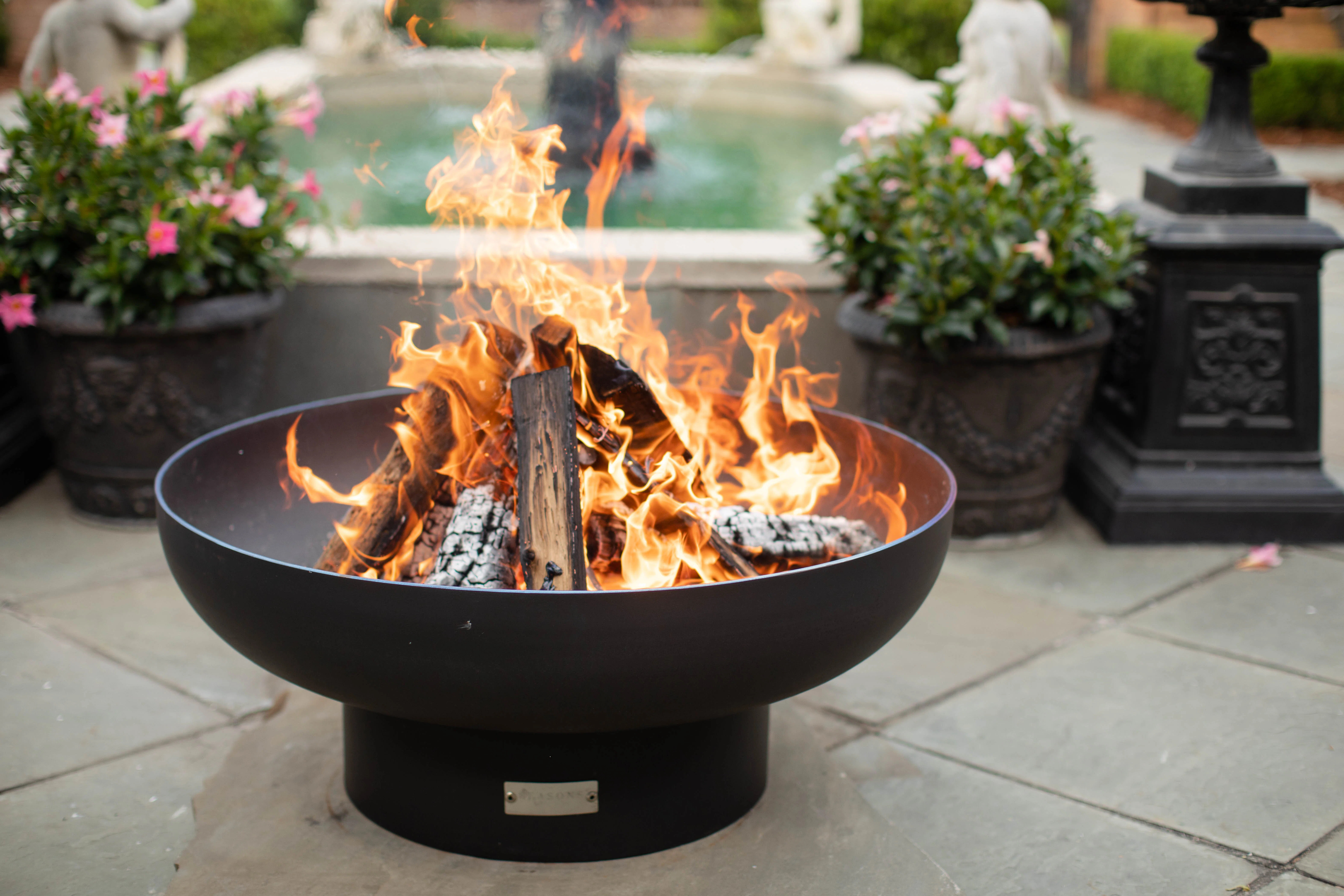 Harrogate Steel Wood Burning Fire Pit | AllModern