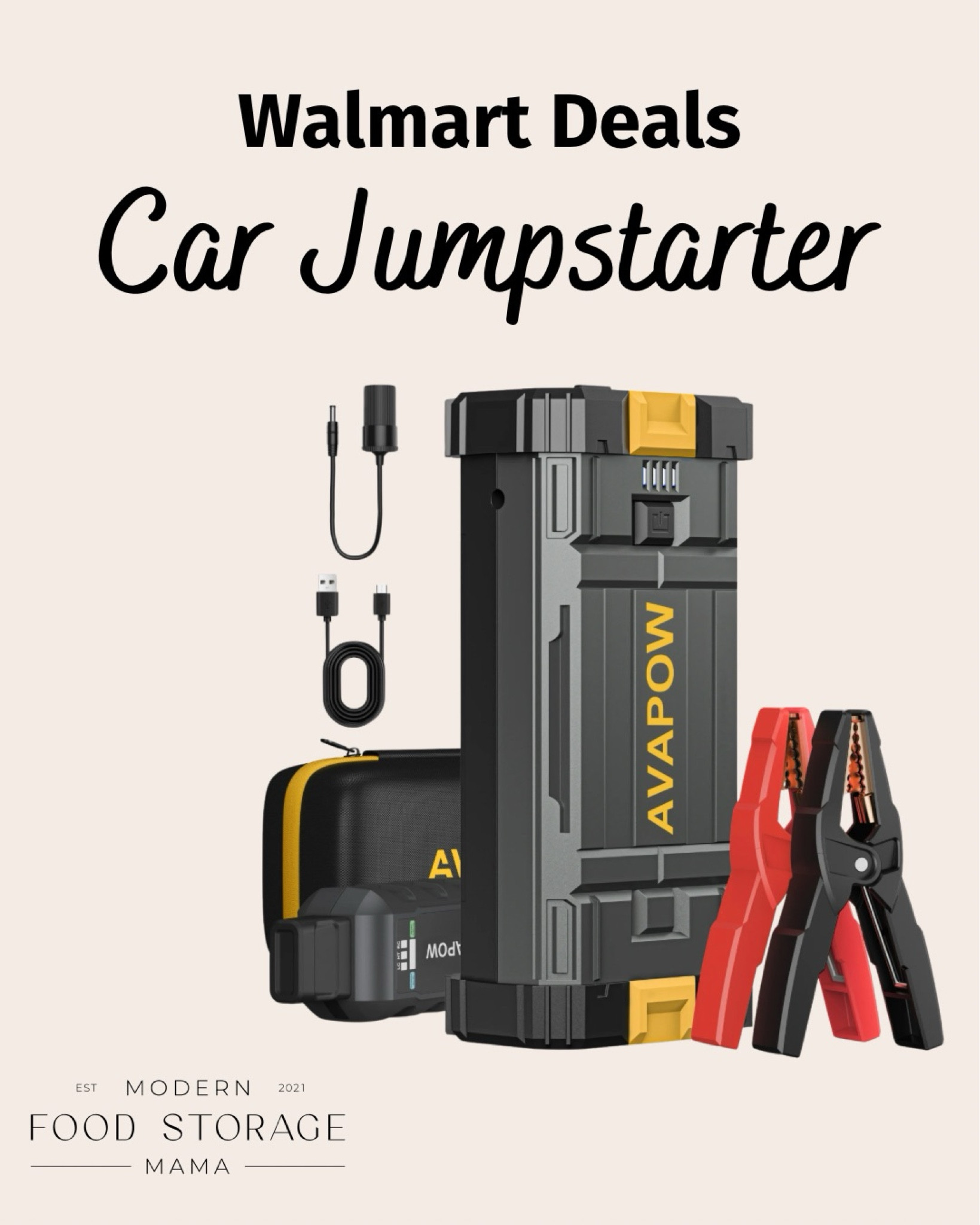 Walmart has this car jump-starter on sale right now (until 10/13) for a crazy good price. You don't need another car to jumpstart your car, with this tool you can jump your car all on your own 🙌🏼.

Wouldn't this make an amazing wedding gift? My oldest daughter is getting married so I have weddings on the brain! 

I love gifting practical gifts! This is an awesome tool to have to be more prepared in your vehicles or to give as a gift! 

#preparedness #car #momcar #emergencypreparedness #familycar

#LTKSaleAlert #LTKFamily #LTKGiftGuide
