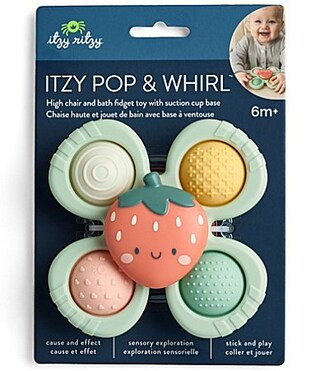 Itzy Ritzy Itzy Pop Whirl� Strawberry Fidget Spinner Travel Bath Toy - Multi | Dillard's