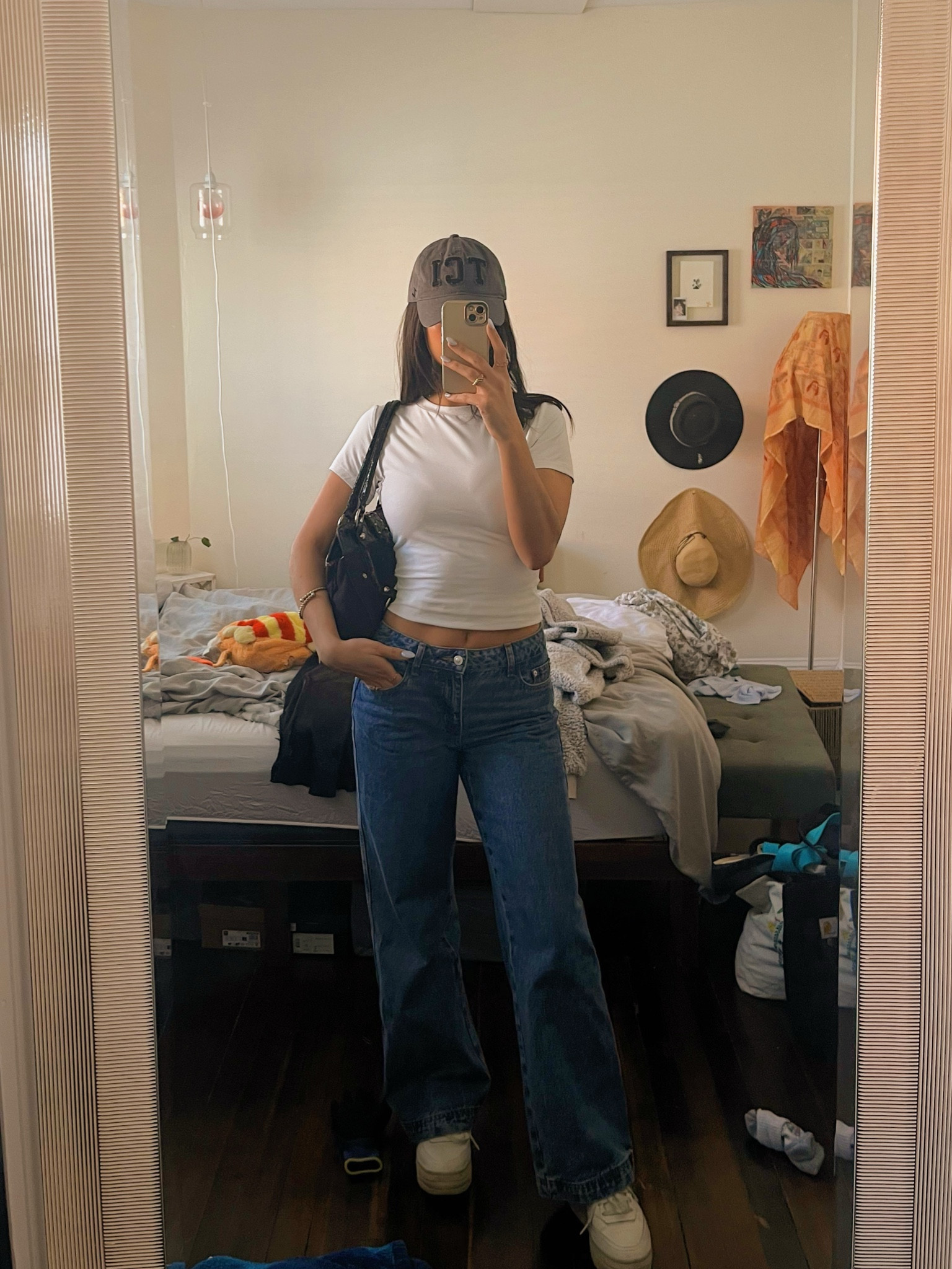 My fav easy Sunday fit. This tee from Amazon is the comfiest shirt I own I’m obsessed 🤩 
Hat was thrifted 

#LTKSeasonal #LTKsalealert #LTKfindsunder50