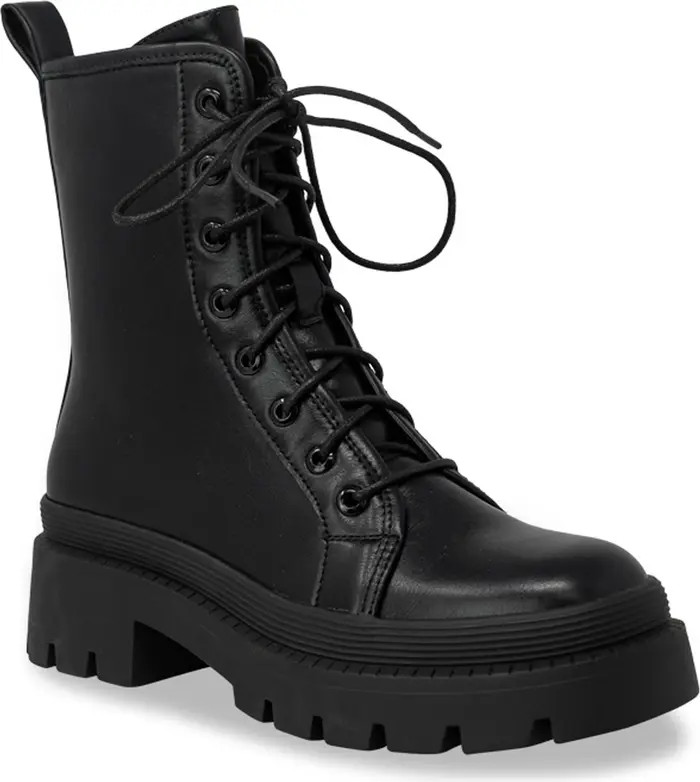 CHASE AND CHLOE Virgo Lugged Combat Boot (Women) | Nordstromrack | Nordstrom Rack