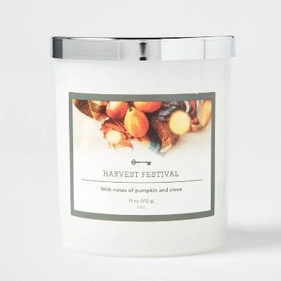 11oz Glass Jar 1-Wick Harvest Festival Candle - Threshold™ | Target