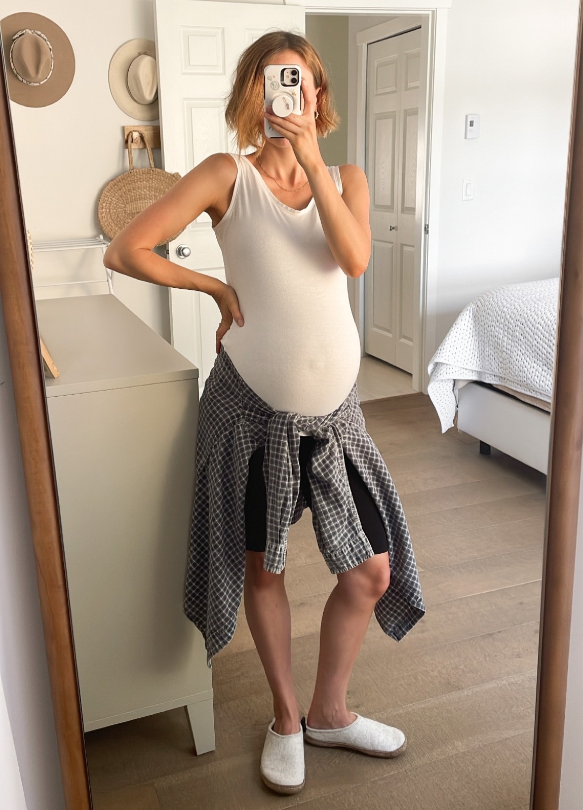 the belly is poppin’ fit. this flannel is gonna be AMAZING for this fall season. not bulky and super soft AND oversized ☺️

#LTKbump #LTKfit #LTKSeasonal