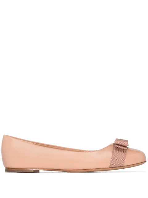 Salvatore Ferragamo Varina Ballerina Shoes - Farfetch | Farfetch (CA)