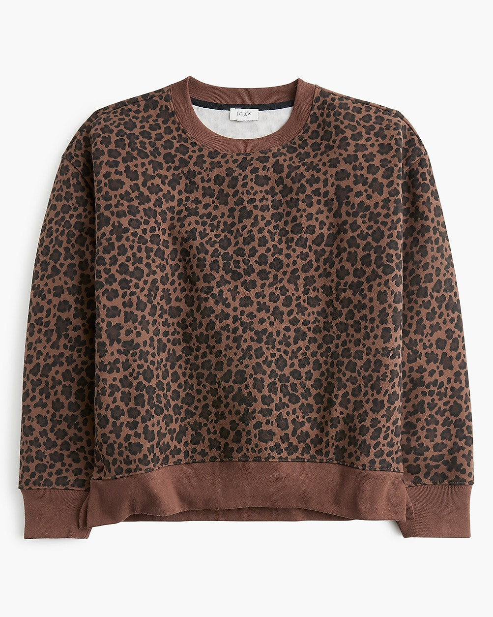 Leopard pullover sweatshirt | J.Crew Factory