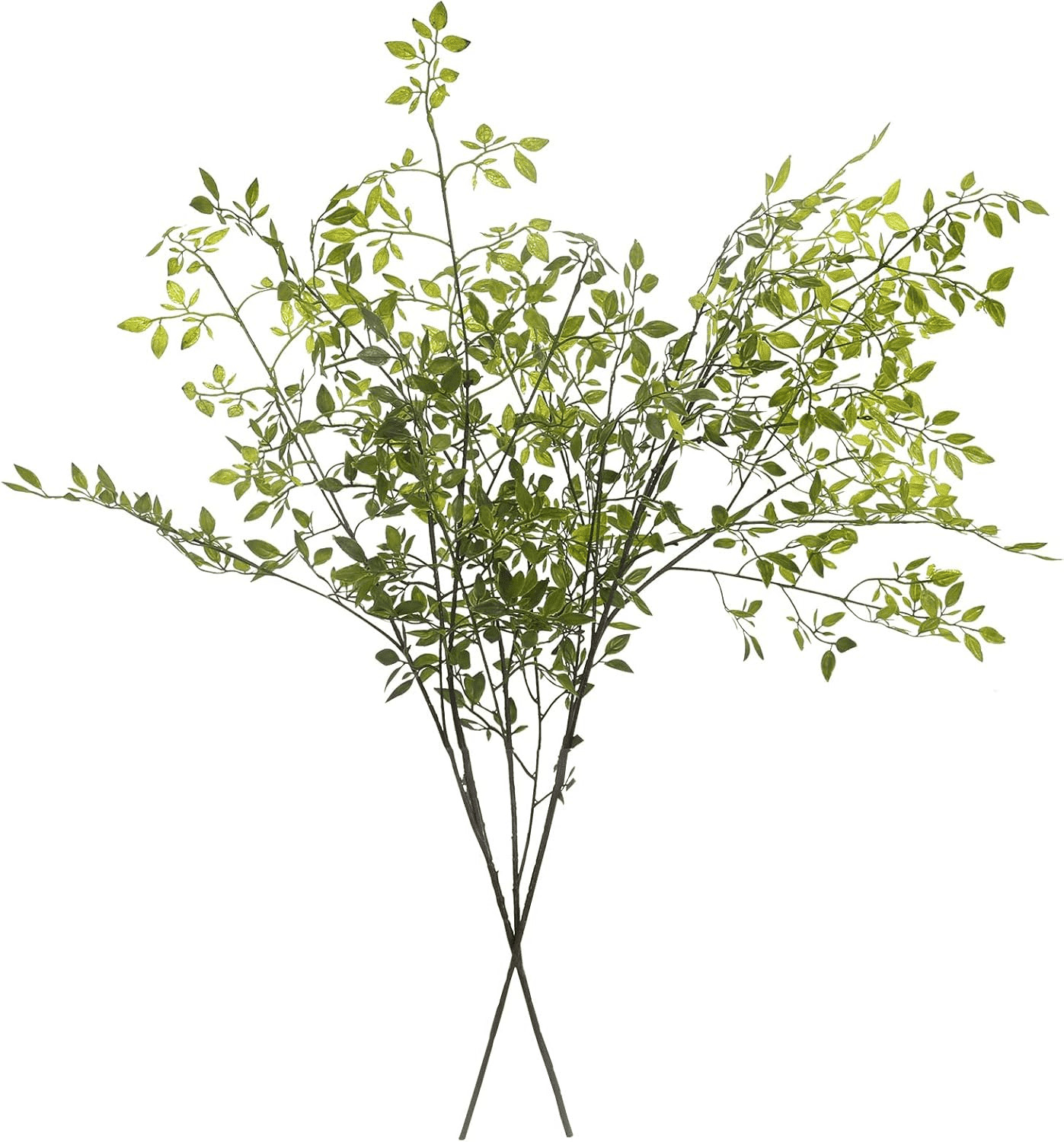 Scidweet Fake Plants, 2 PCS 43.3" Artificial Nandina Faux Plant for Vase, Artificial Greenery Stems for Indoor Office Home Room Decor | Walmart (US)